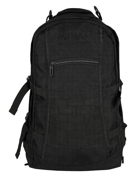 Buy INDIAN SPORTS GEAR 55 litres Rucksack + Detachable Day Pack, Black ...