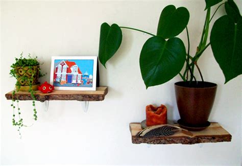 Rustic Log Shelf 的图像结果