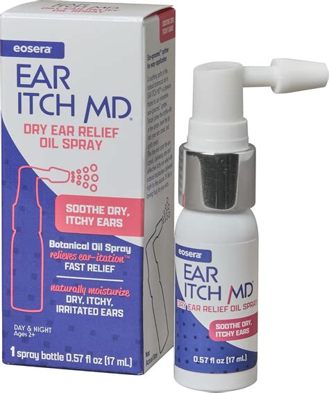 Amazon.com: eosera® Ear Itch MD® – Fast-Acting Ear Drop Spray – Soothing Formula that Naturally ...