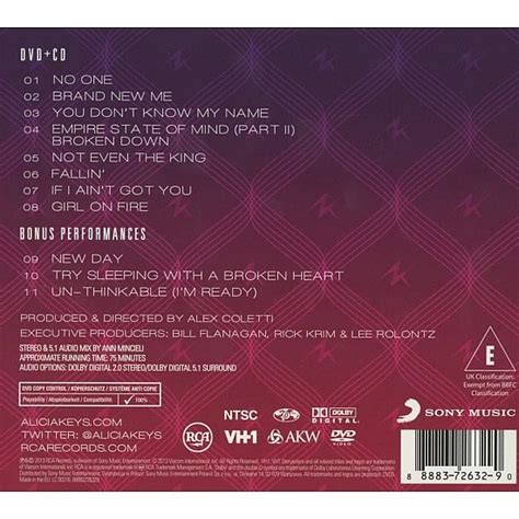 Alicia Keys – VH1 Storytellers CD + DVD - 0888837263290