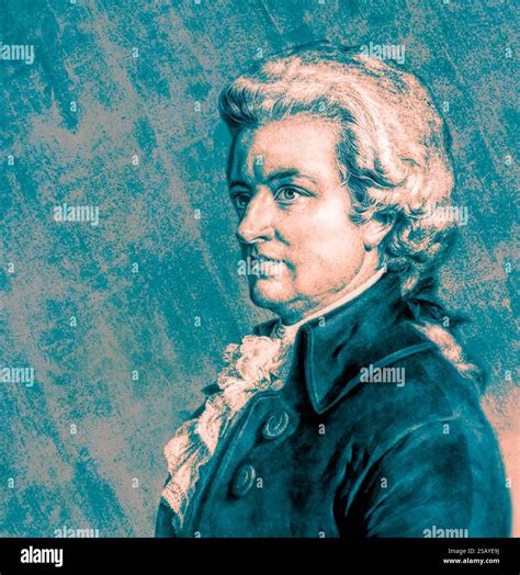 Wolfgang Amadeus Mozart, 1756 – 1791, composer of classical music ...