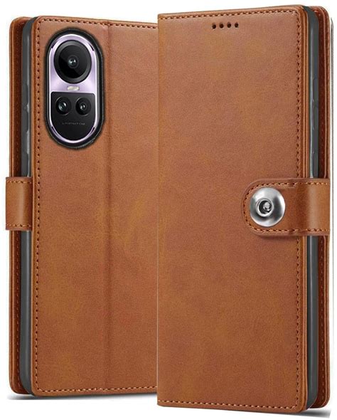 SHINESTAR Ultimate Leather Finish Flip Back Cover for Oppo Reno 10 5G ...