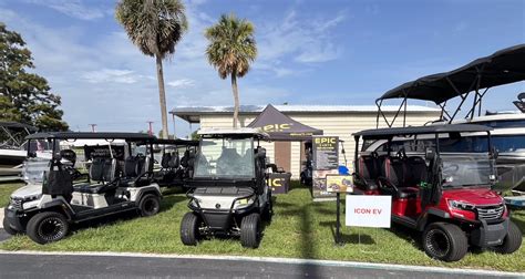EPIC Carts - Tampa Bay Boat Show - Epic Golf Carts