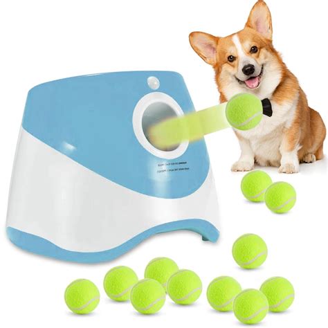 Dog Ball Thrower Launcher, Automatic Ball Launcher for Dogs with 10 ...