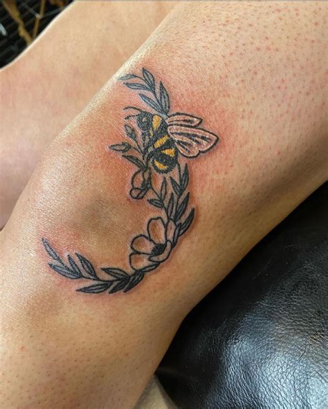 knee tattoo ideas words