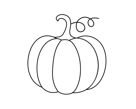 Pumpkin Outline Svg, Pumpkin Outline Cut File, Pumpkin Outline Png ...