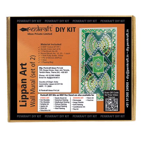 Penkraft |Lippan art Wall Mural DIY Kit | Order Now