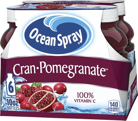Buy Ocean Spray Cran-Pomegranate Plastic Bottles 10 Fl Oz Juice Drink ...