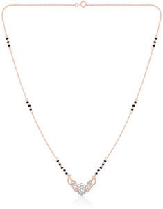 MALABAR GOLD & DIAMONDS Gold Mangalsutra 18kt Rose Gold, White Gold ...