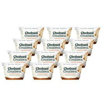 Chobani Creations Greek Yogurt, Caramel Sundae 12ct | FreshDirect