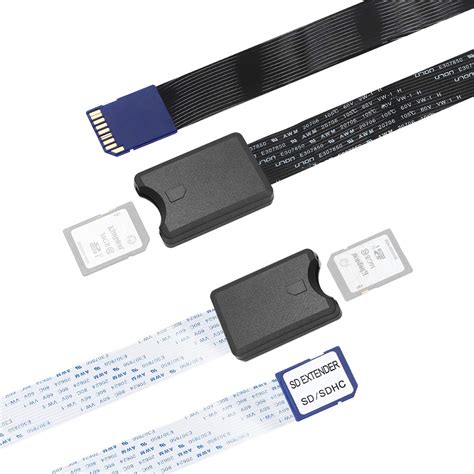 Electop SD to SD Card Extension Cable SD Extender Adapter Flexible ...