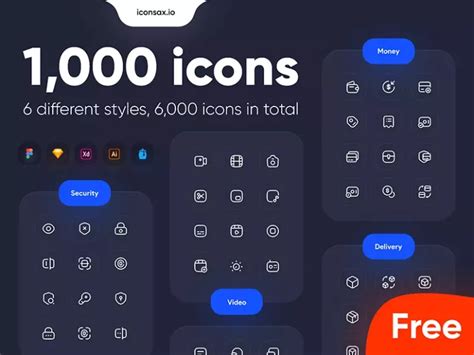 Iconsax - svg, fonts/css, adobe illustrator, figma, flutter, sketch ...