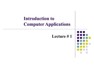 Introduction to Computer Application 的图像结果