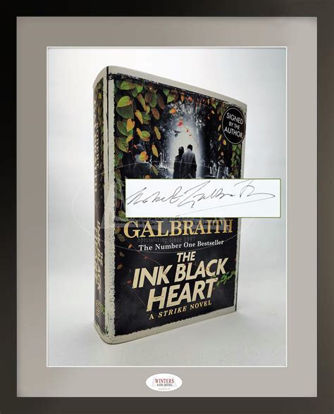 The Ink Black Heart - Signed by J. K. Rowling a.k.a. Robert Galbraith ...