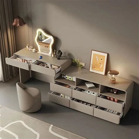 Chrevrool Modern Dressing Table - Wooden Bazar