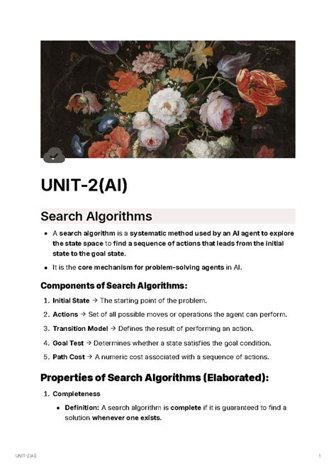 SEARCHINGS IN AI: Understanding Search Algorithms and Their Properties ...