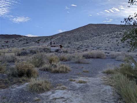 The now overgrown parking area at vault toilet. - Ash Springs Hot ...