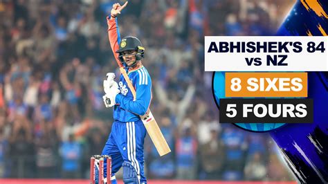 Abhishek's 84 vs NZ in 1st T20I | Airtel Xstream Play