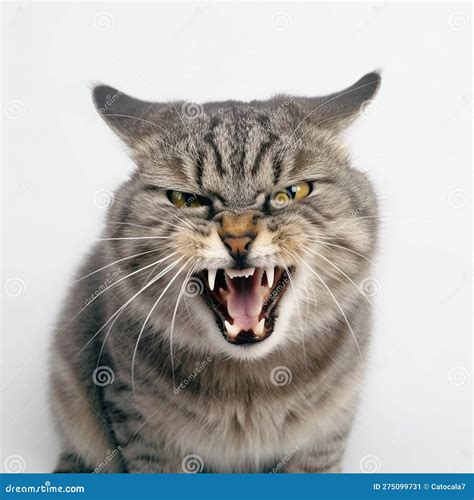 Angry Hissing Cat