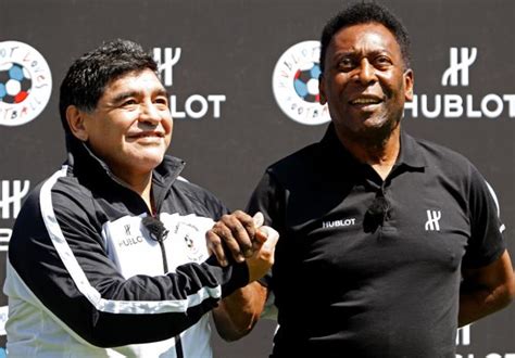 Pele mourns passing of Argentine great Maradona - Rediff Sports