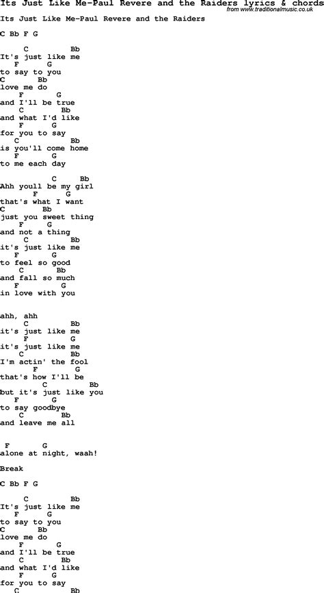 Paul Revere Lyrics at Jason Norman blog