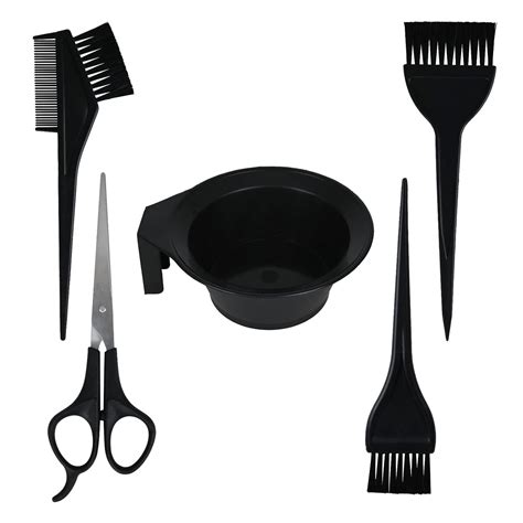 VEDETIC® Plastic Hair Dye Brush & Hair Colouring Kit, Hair Dye Bowl ...