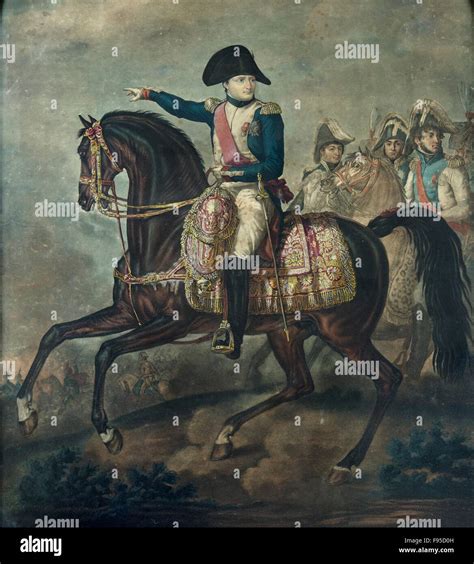 Napoleon Bonaparte On Horse