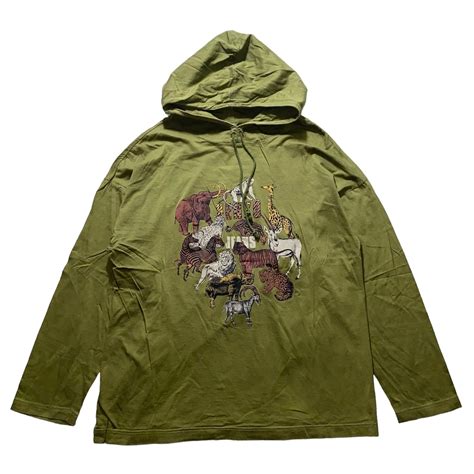 vintage KENZO JEANS animal print pullover | NOIR ONLINE