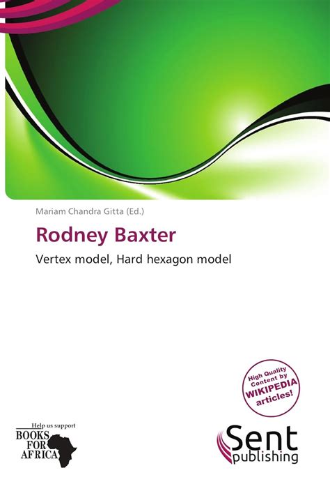 Buy Rodney Baxter: Vertex model, Hard hexagon model Book Online at Low ...