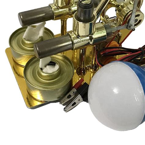 ⚡️Buy Maxbell Hot Air Stirling Engine Motor Model (2-Cylinder ...