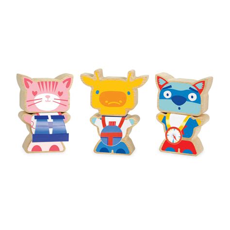 Silly Street Characters Builders Play Set – Kub & Bear