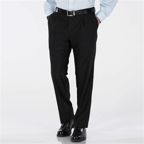 Men's Comfort Fit Flat Front Dress Pants