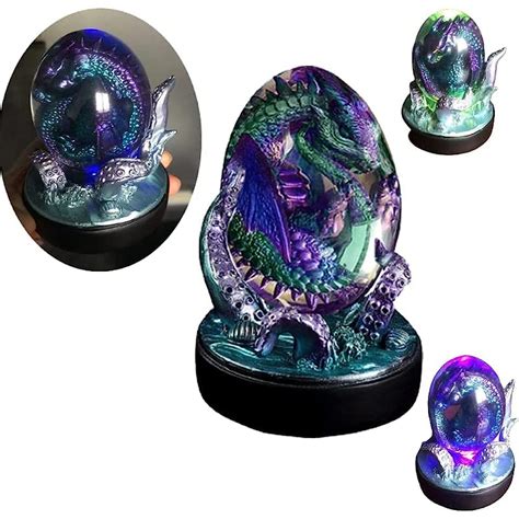 2022 New Lava Dragon Egg with Octopus Stand, Fire | Ubuy India