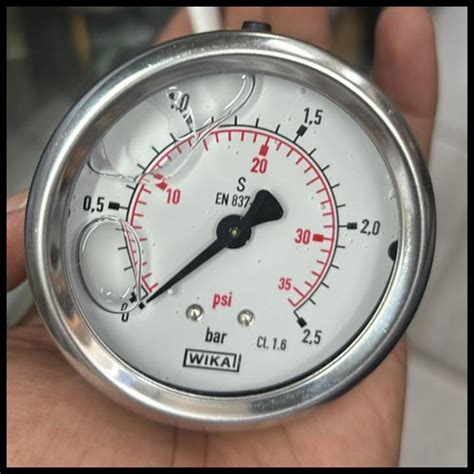 Jual Alat Ukur Industri Pressure Gauge Wika 2,5" 0-2,5Barr Ss Brass ...