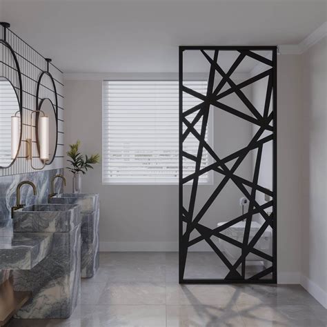 Metal Floor To Ceiling Room Divider - No135 - Bespoke Size