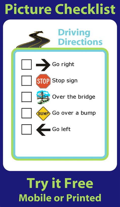 Free Printable Driving Directions | FREE Printable HQ