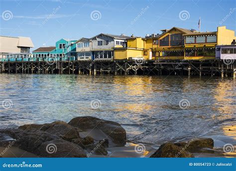 Old Fisherman S Wharf, Monterey, California Editorial Stock Photo ...