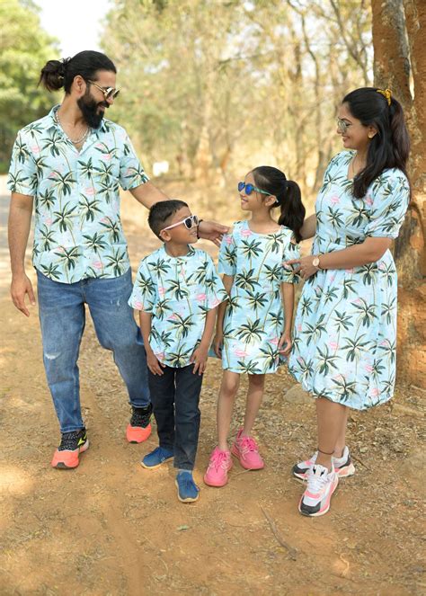 Family Matching Outfit Dress