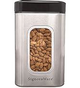 Buy Signora Ware Modular Steel Container (Window Round) Matte, 1800ml ...