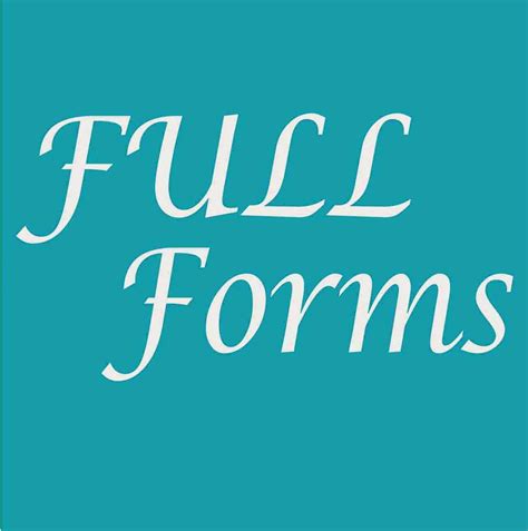 Very Important And Most Useful Full Forms - You Must Know