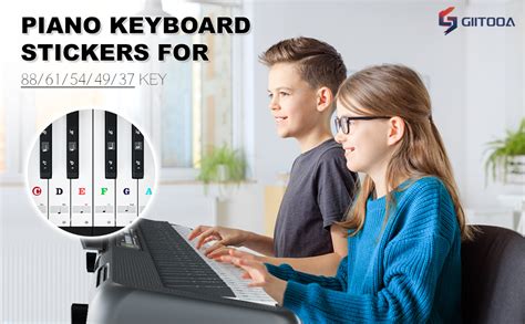Image result for 36 Key Keyboard Notes Stickers
