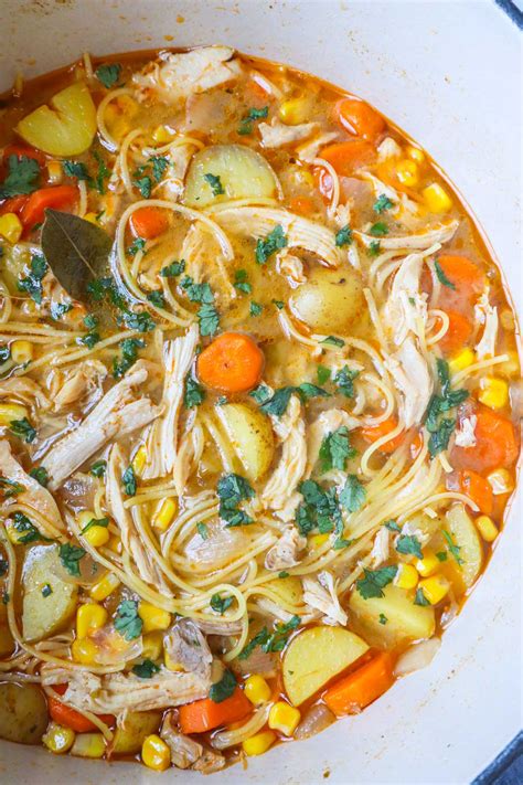 Authentic Cuban Chicken Soup - Bless This Meal