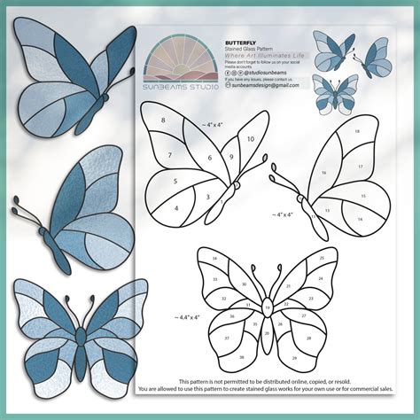 40 free printable stained glass patterns beautiful designs for your ...