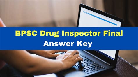 BPSC Drug Inspector Final Answer Key Released At bpsc.bih.nic.in; Get ...