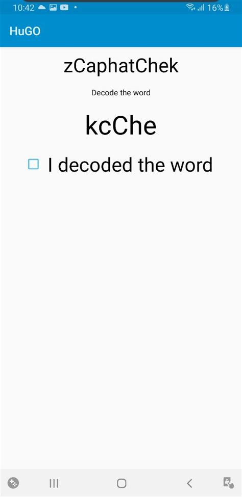Sketchub • HuGO Quiz App (Alpha 1.0.0)