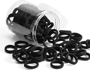 Direct Harvest Black Rubber Band For Women, Rubber Band For girls ...