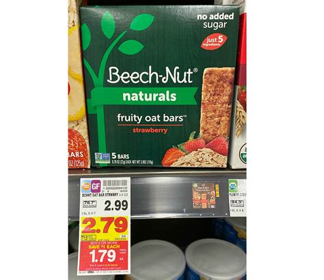 Beech-Nut Naturals Fruity Oat Bars are FREE with Kroger Mega Event ...