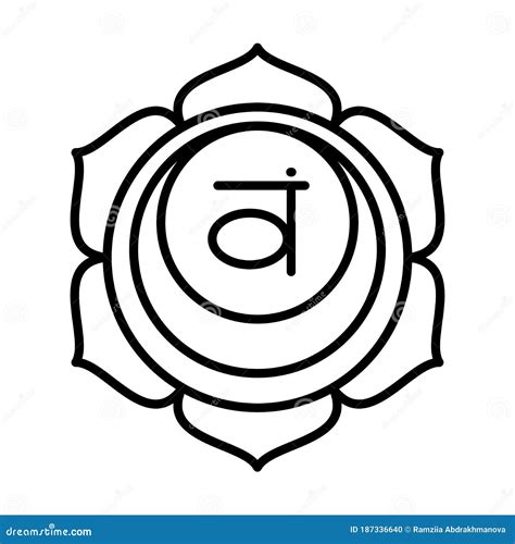 Swadhisthana.Sacral Chakra. The Symbol Of The Second Human Chakra ...