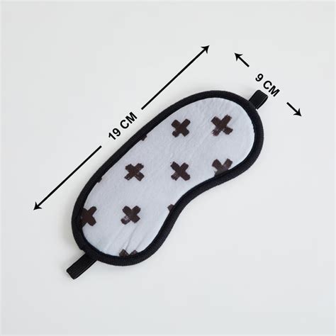 Buy Travel Plus Grey Printed Eye Mask - Set of 2 from Home Centre at ...