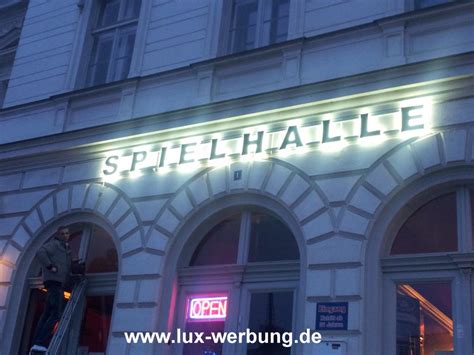 Außenwerbung Leuchtwerbung Leuchtreklame 3D LED Leuchtbuchstaben ...